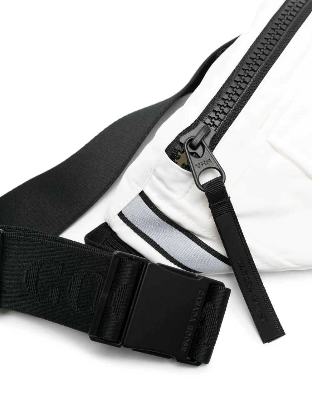 Canada Goose Women Logo Patch Belt Bag — White, view 4