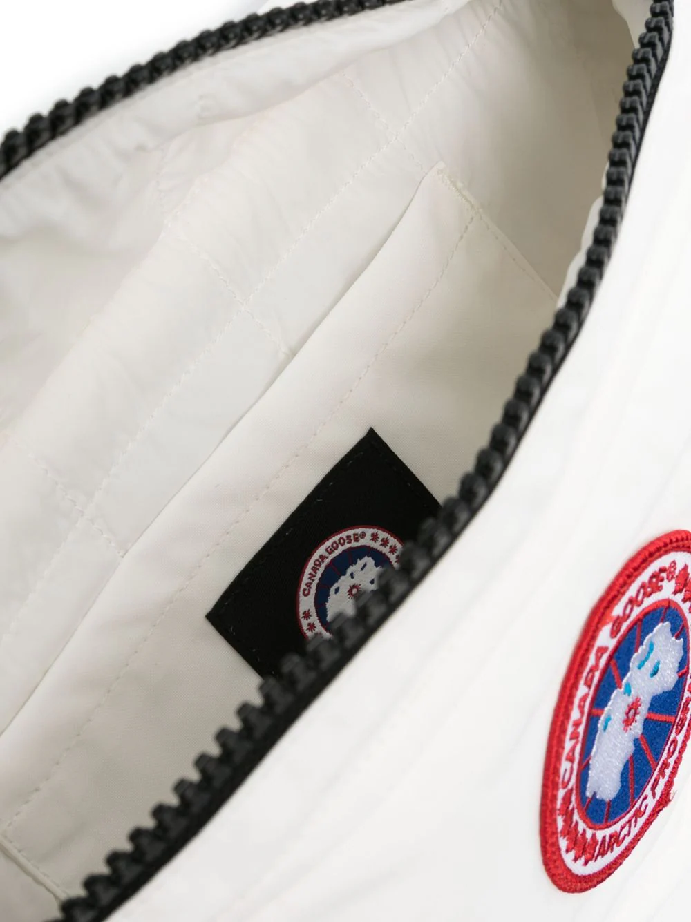 Canada Goose Women Logo Patch Belt Bag — White, view 5