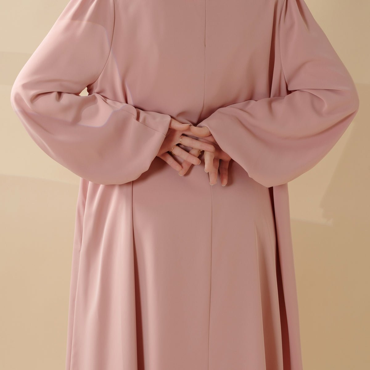 Candy Color Pleated Abaya, view 6