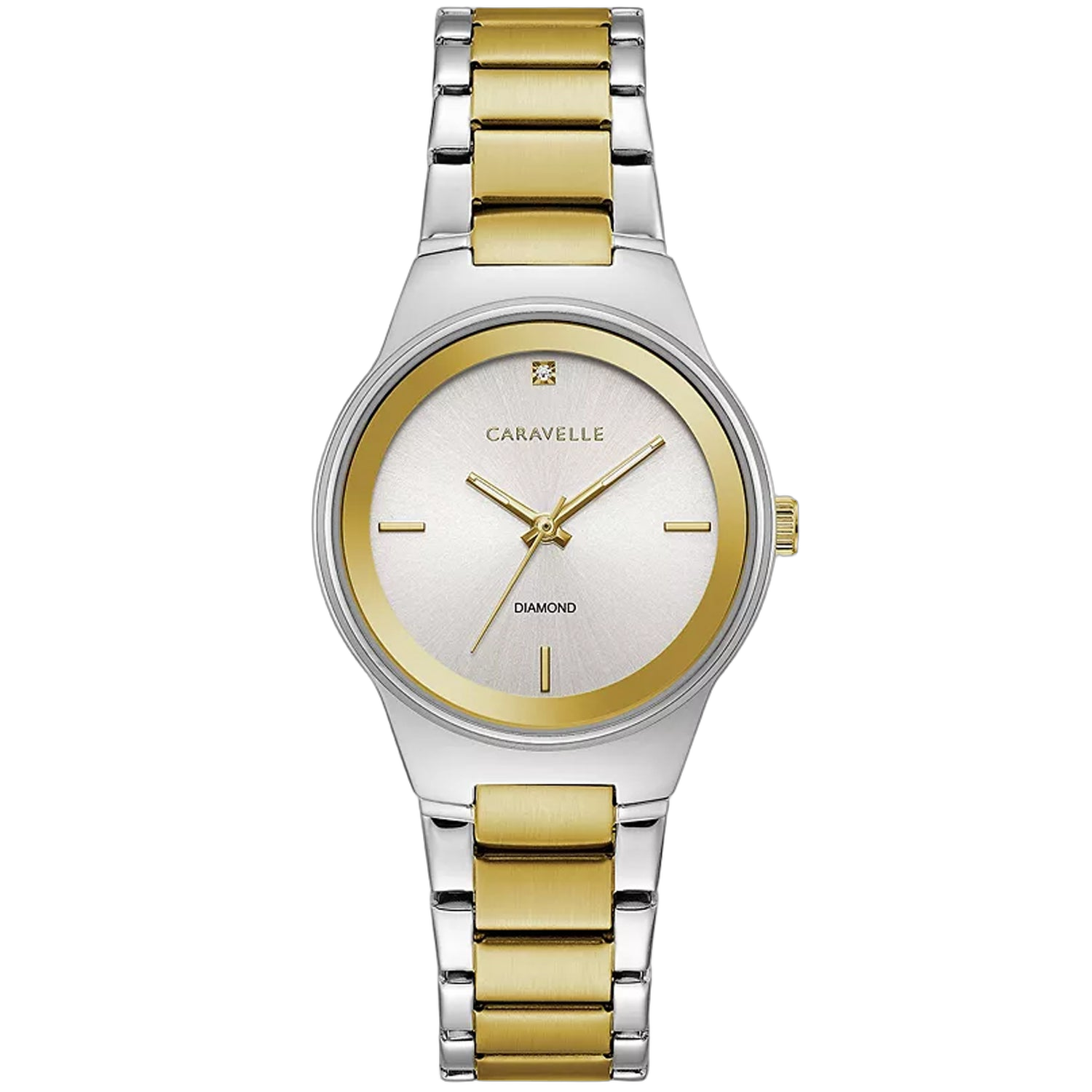 Caravelle Diamond Watch — Silver by Caravelle