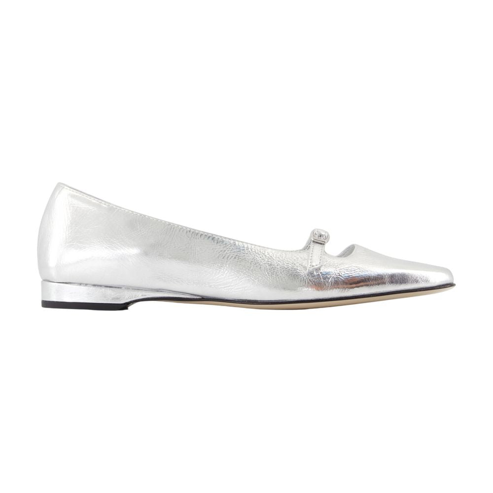 Carel Emilie Ballerina Flat — Silver by Carel