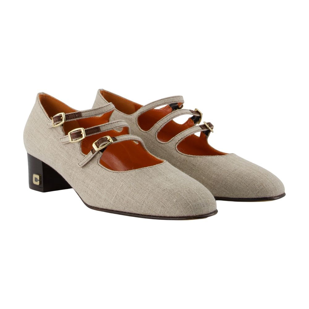 Carel Kina Pump — Beige, view 2