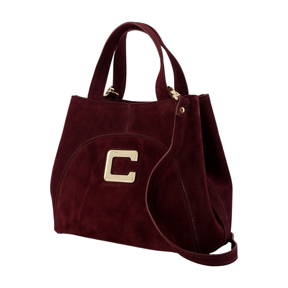 Carel Clem Top Handle Bag — Burgundy, view 2
