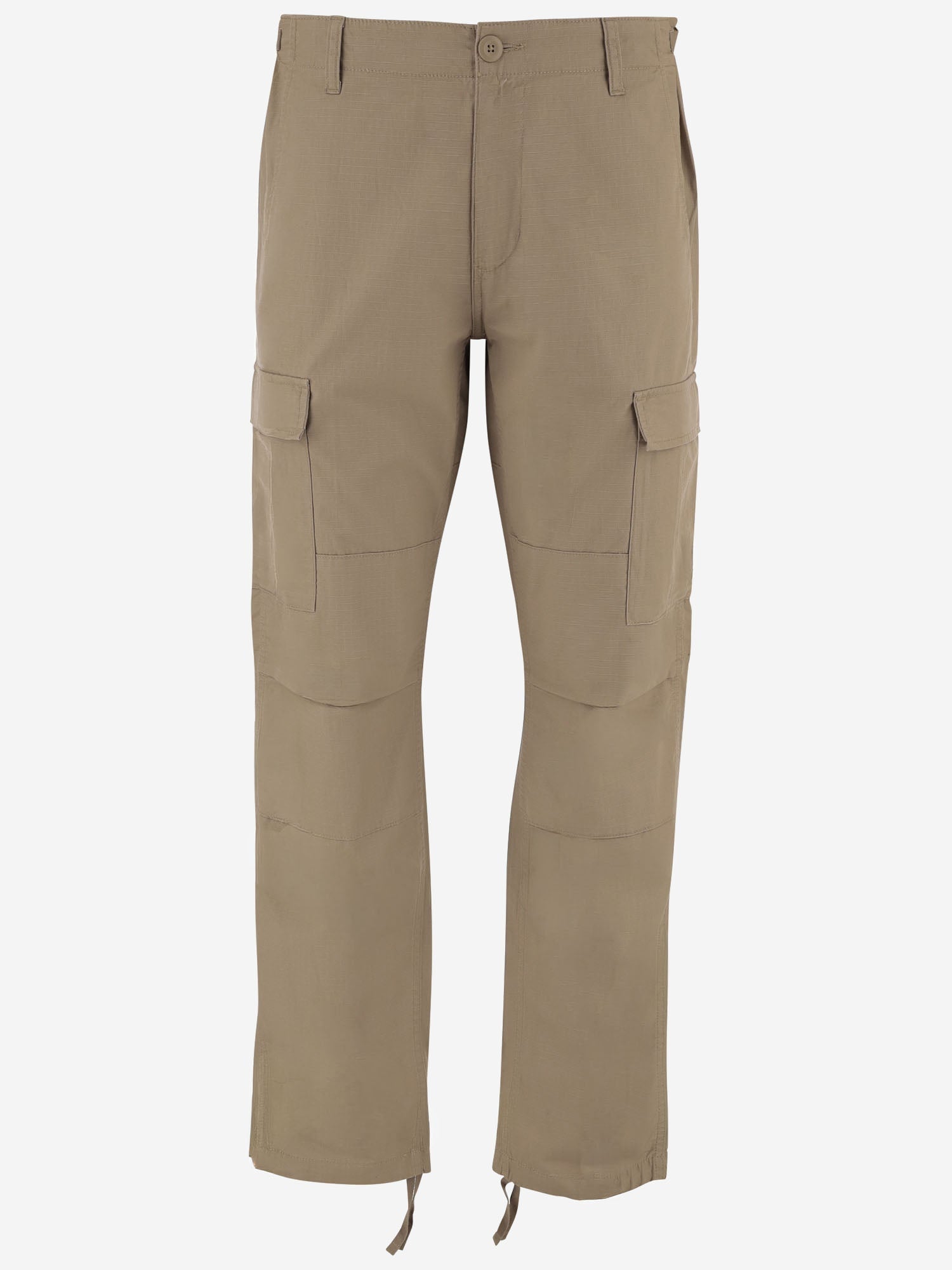 Carhartt Wip Cotton Utility Cargo Trousers — Beige by Carhartt Wip
