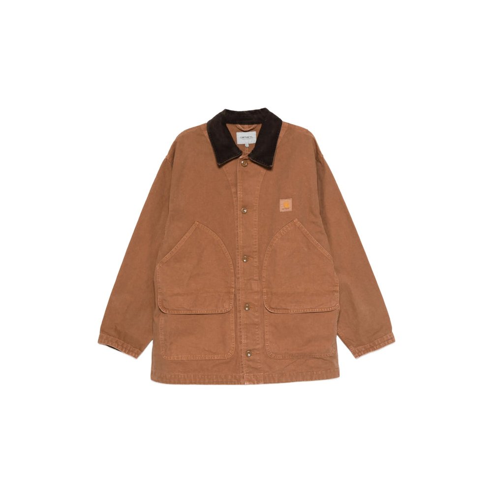 Carhartt Wip Cotton Workwear-Inspired Jacket — Brown by Carhartt Wip
