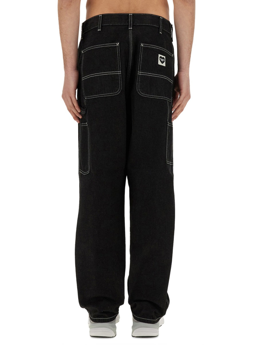 Carhartt Wip Single Knee Cotton Jeans — Black by Carhartt Wip
