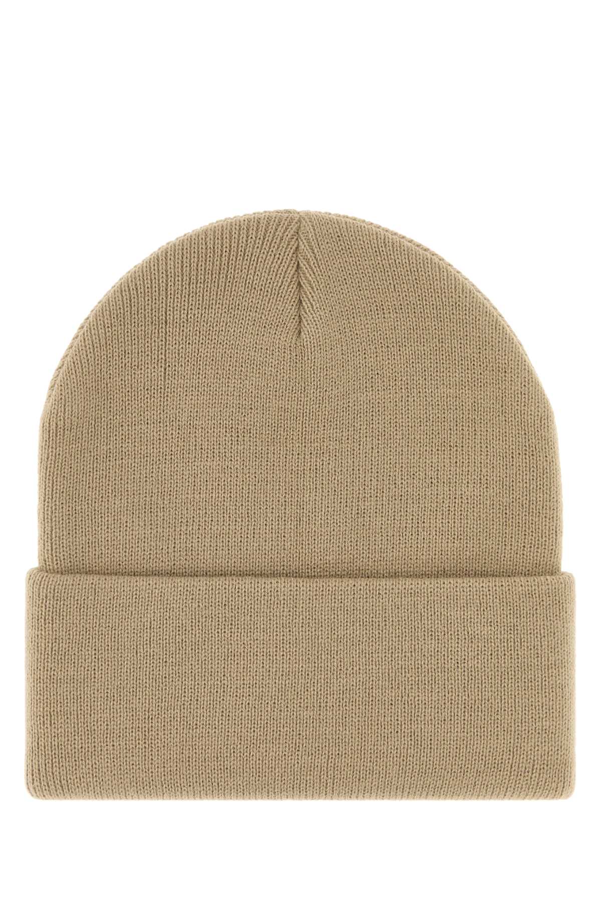 Carhartt Wip ShortWatch Beanie — Beige, view 2