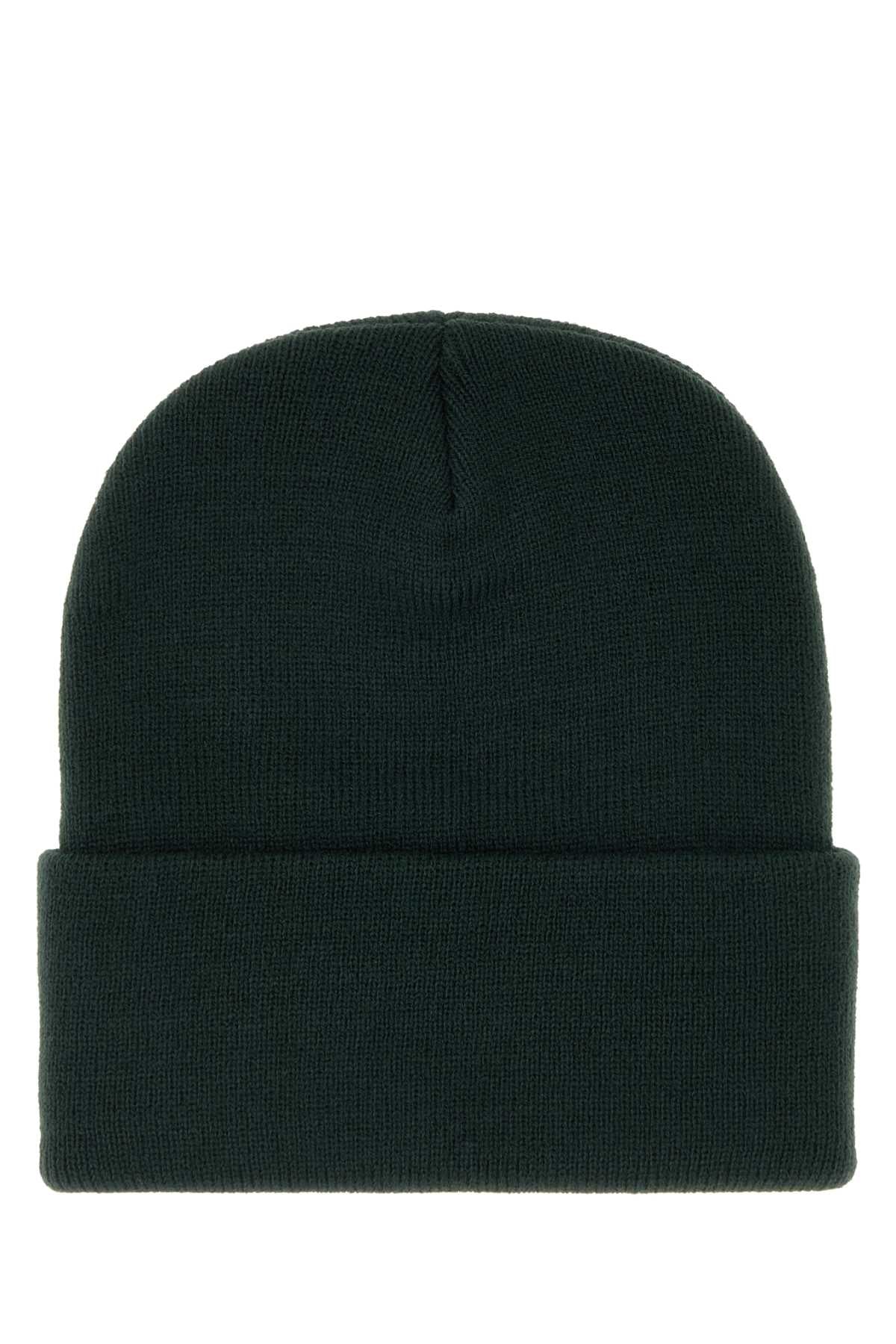 Carhartt Wip ShortWatch Beanie — Green, view 2