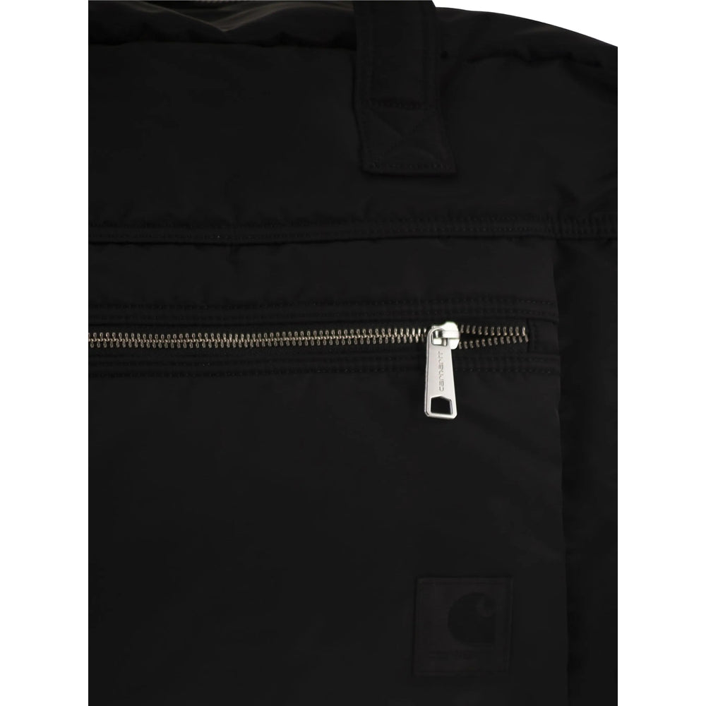 Carhartt Wip Padded Nylon Shoulder Bag — Black, view 2