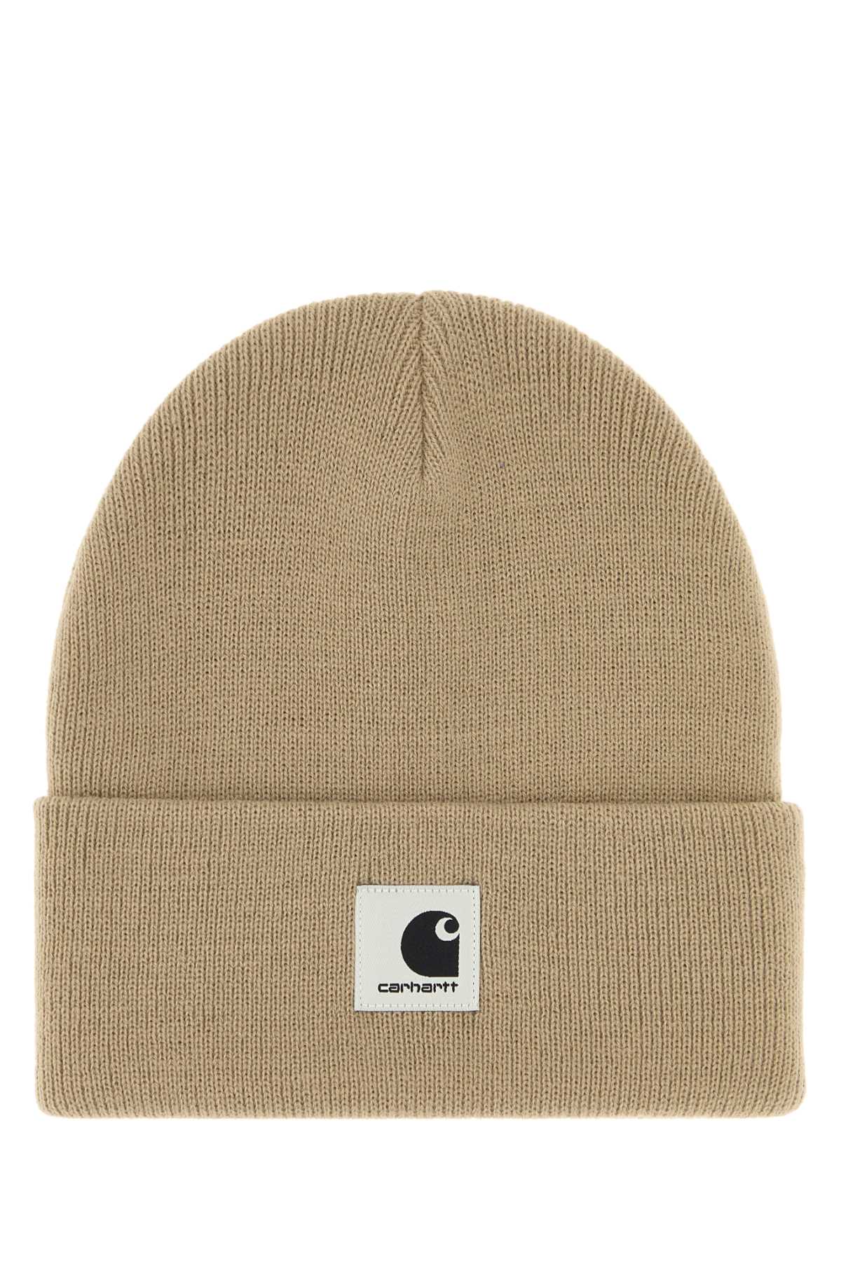 Carhartt Wip W'AshleyBe Ribbed Knit Beanie — Beige by Carhartt Wip