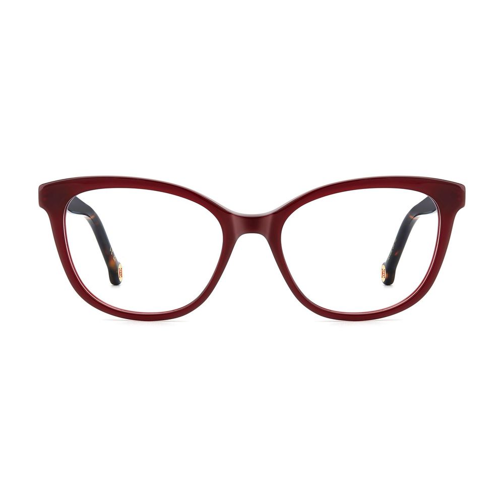 Carolina Herrera CA-1062609 Cat-Eye Acetate Eyeglasses — Burgundy, view 2