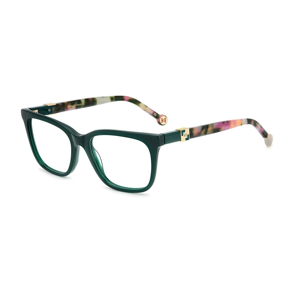 Carolina Herrera CA-1065545 Acetate Panto Eyeglasses — Green by Carolina Herrera