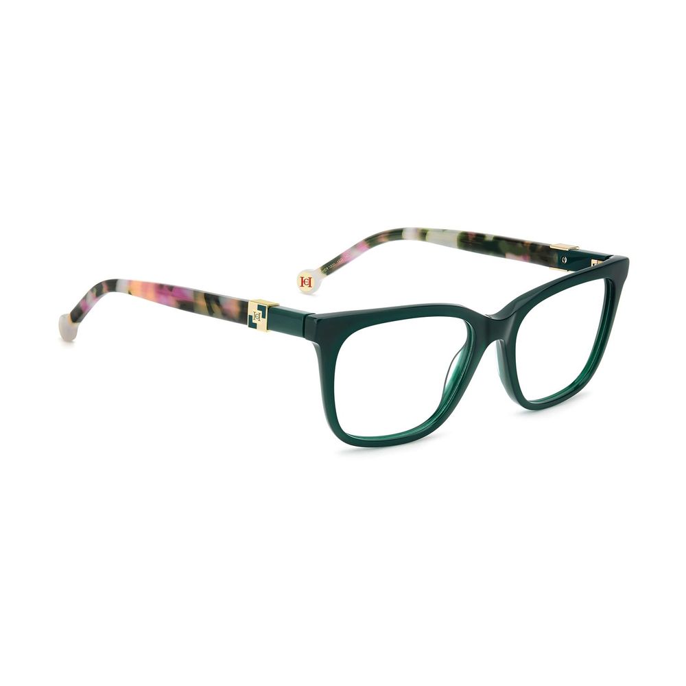 Carolina Herrera CA-1065545 Acetate Panto Eyeglasses — Green, view 3
