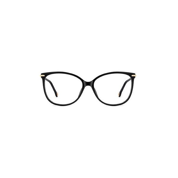 Carolina Herrera CA-1065549 Black Acetate Butterfly Eyeglasses — Black, view 2