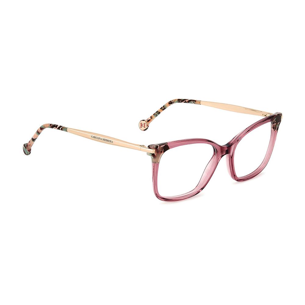 Carolina Herrera CA-1065760 Pink Metal Butterfly Eyeglasses — Pink, view 3