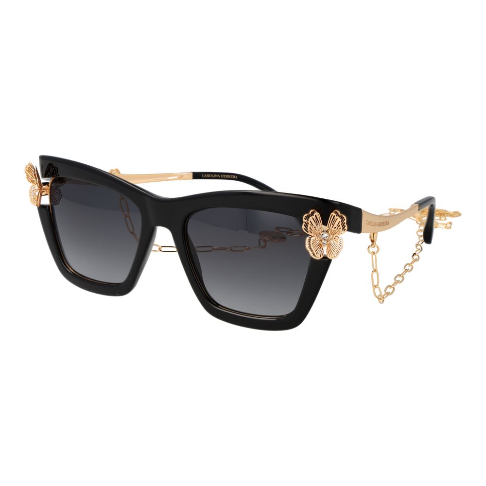 Carolina Herrera CA-1067682 Cat Eye Sunglasses — Black by Carolina Herrera