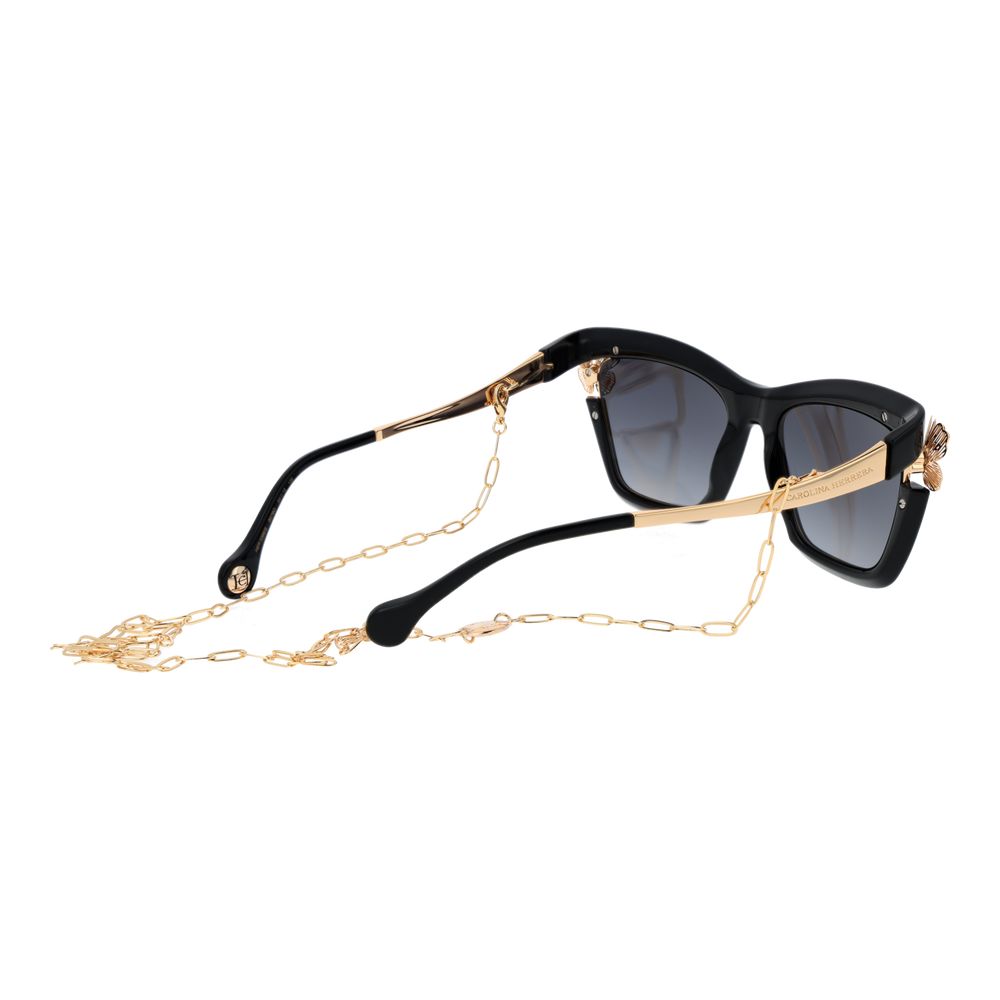 Carolina Herrera CA-1067682 Cat Eye Sunglasses — Black, view 3