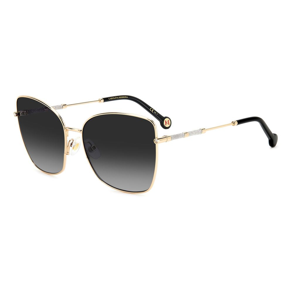 Carolina Herrera CHHER0133S000AC Gold Metal Sunglasses — Gold by Carolina Herrera