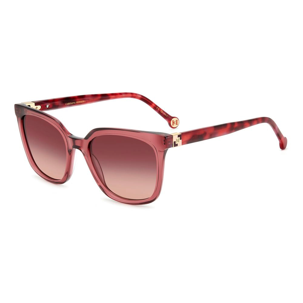 Carolina Herrera CHHER0236S82UAC Acetate Frame Sunglasses — Pink by Carolina Herrera