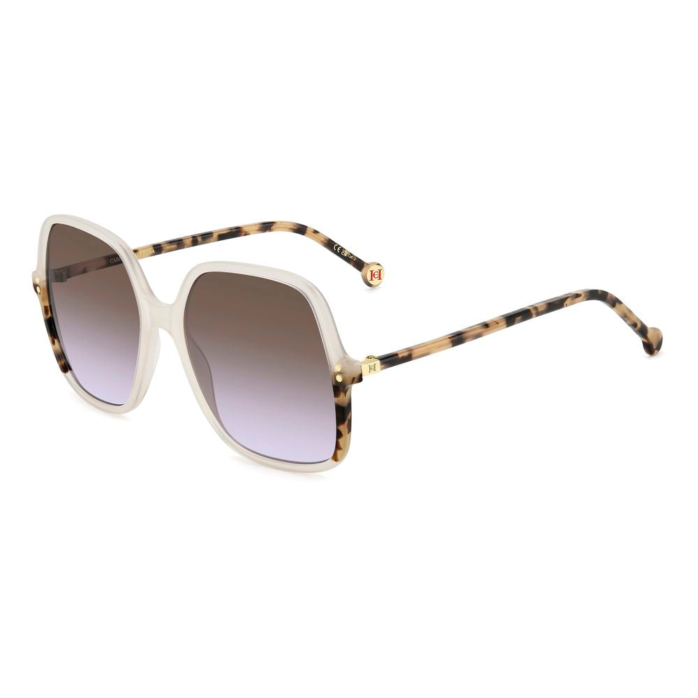 Carolina Herrera CHHER0244SSZJAC Acetate Sunglasses — Beige by Carolina Herrera