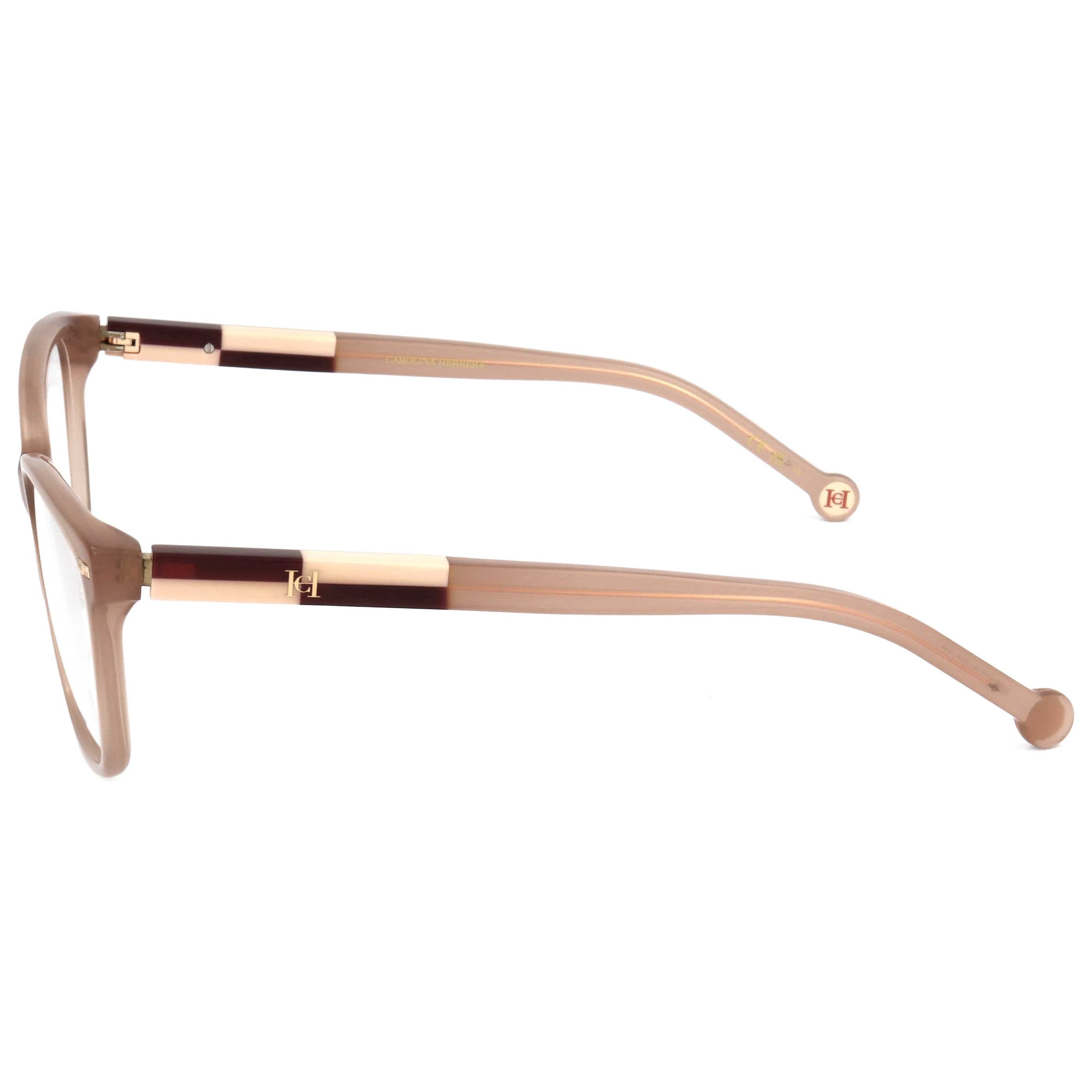 Carolina Herrera HER0159GC1954 Rectangle Acetate Eyeglasses — Beige, view 2