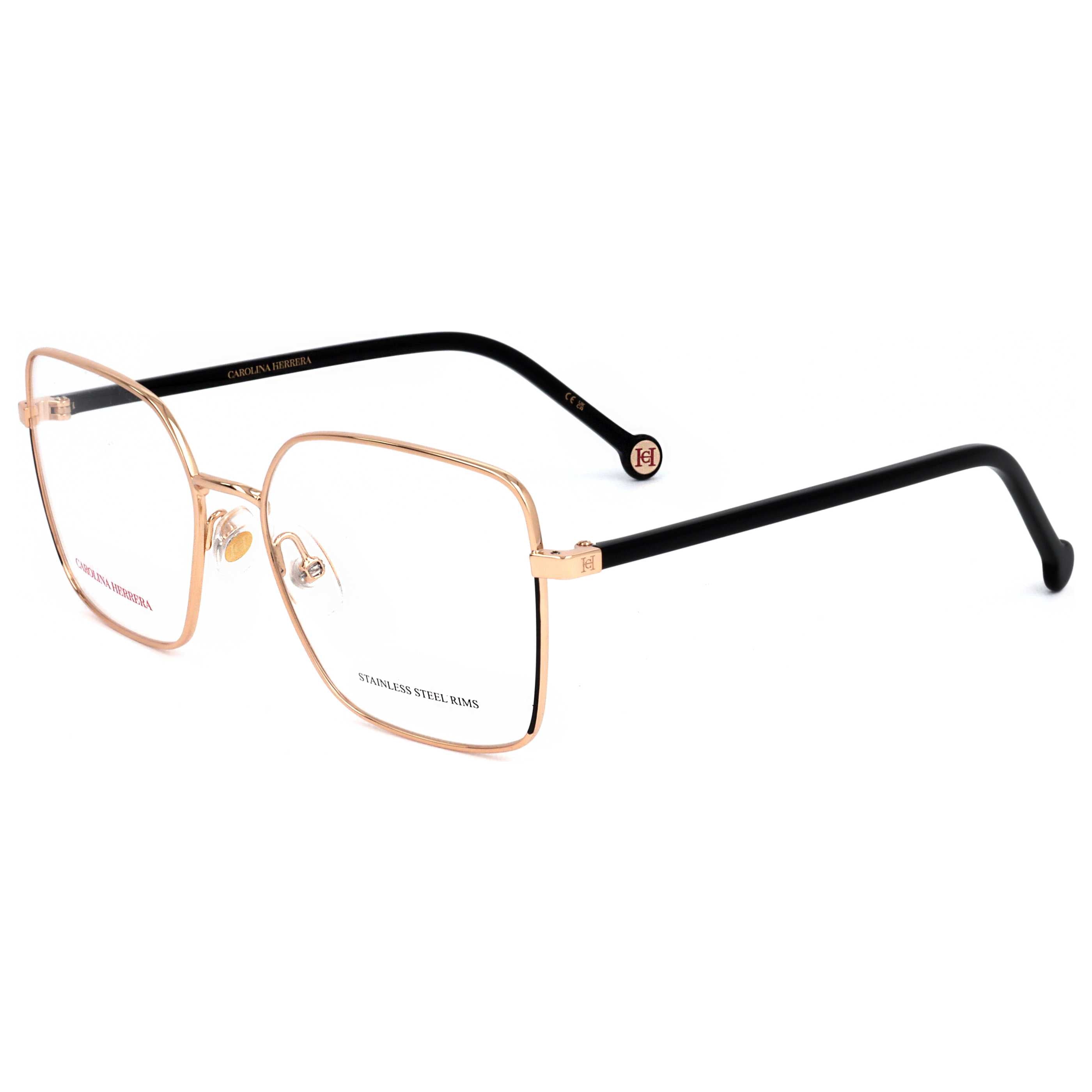Carolina Herrera HER0248RHL53 Gold and Black Metal Eyeglasses — Gold by Carolina Herrera