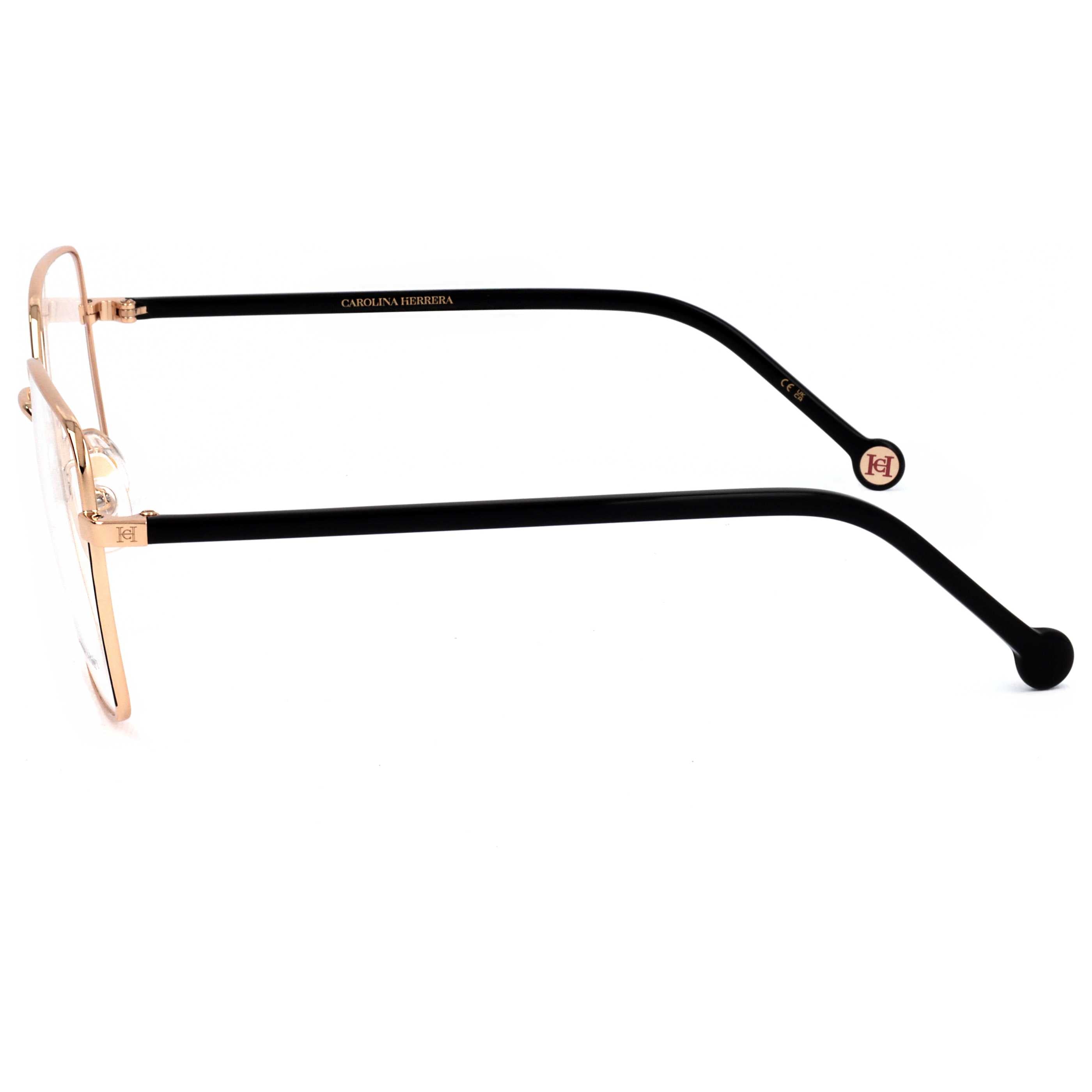 Carolina Herrera HER0248RHL53 Gold and Black Metal Eyeglasses — Gold, view 2