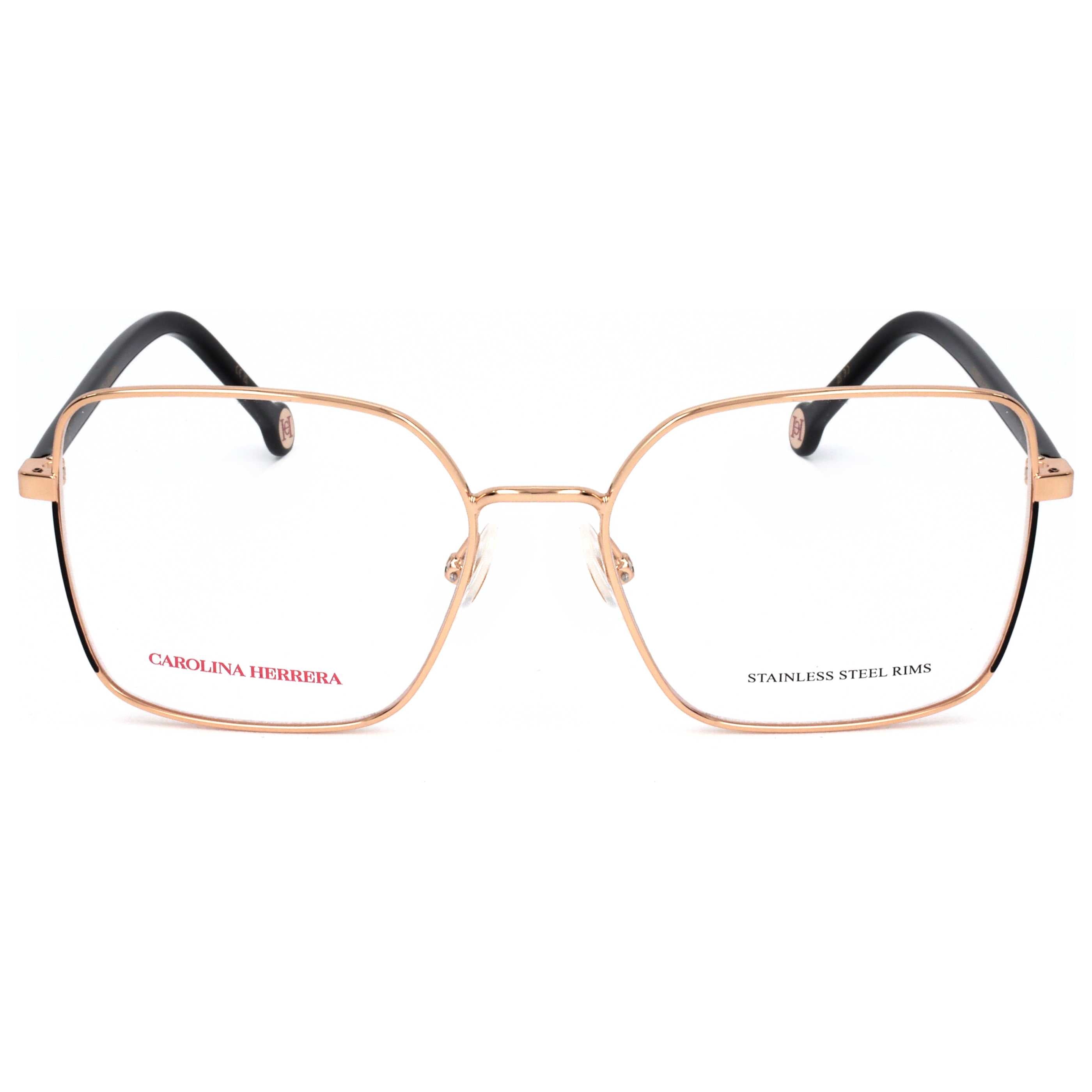 Carolina Herrera HER0248RHL53 Gold and Black Metal Eyeglasses — Gold, view 3
