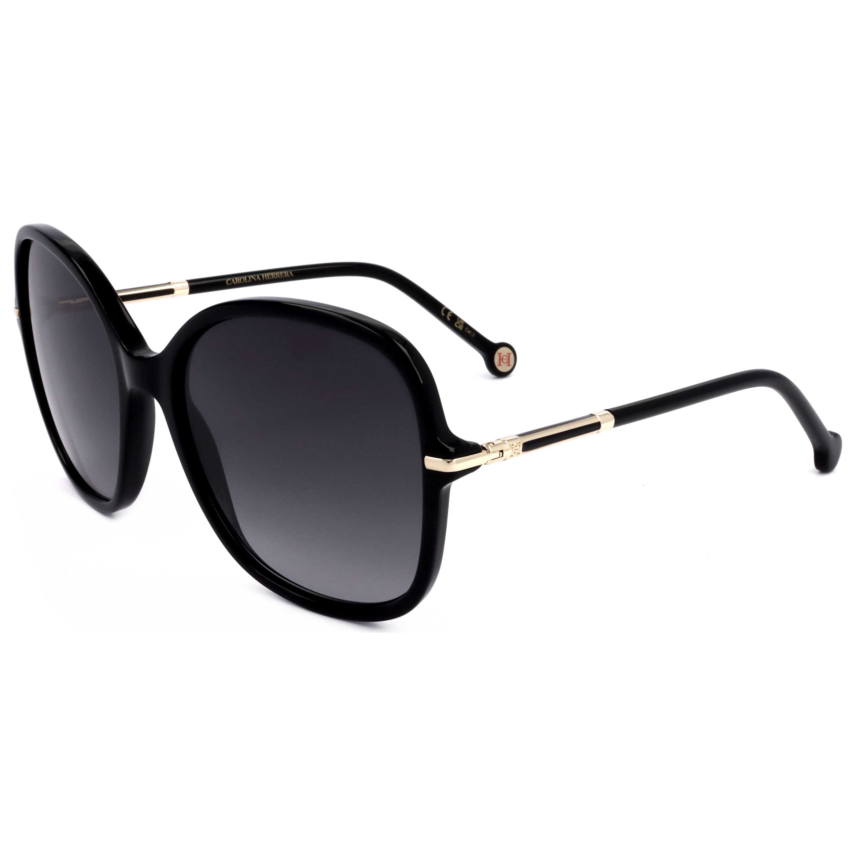 Carolina Herrera HER0269S80758 Oversized Frame Sunglasses — Black by Carolina Herrera