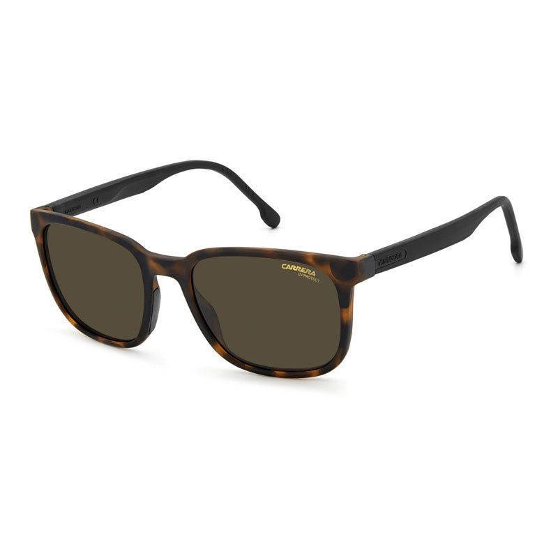 Carrera 8046-S0N9P70 Rectangle Full Rim Sunglasses — Brown by Carrera