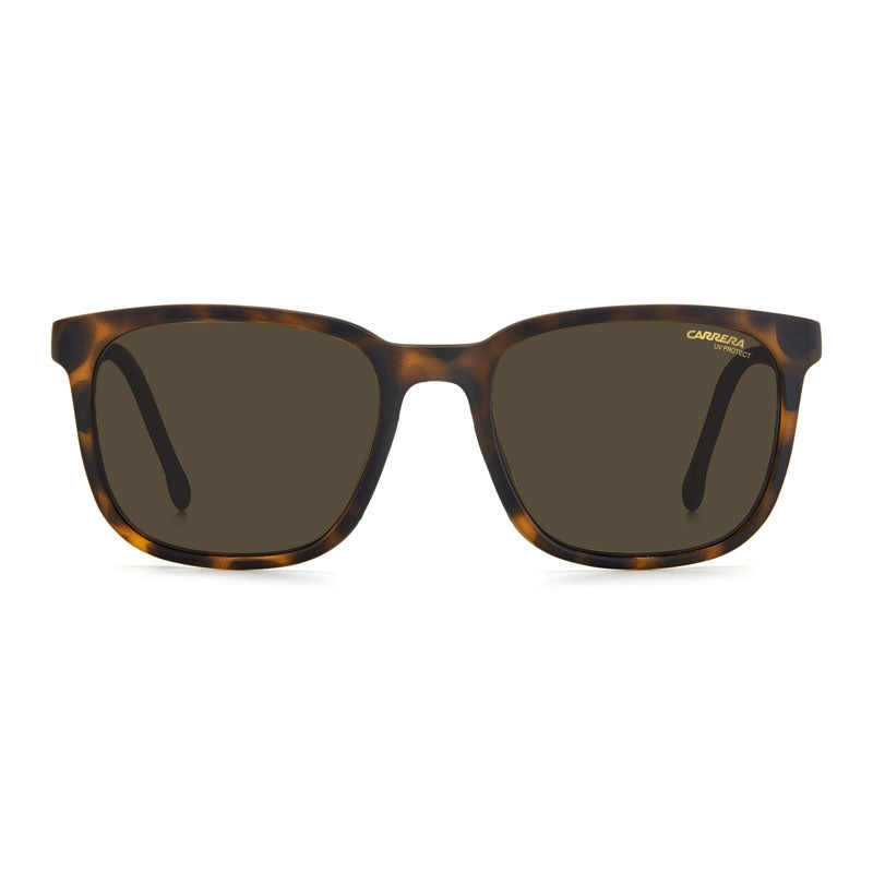 Carrera 8046-S0N9P70 Rectangle Full Rim Sunglasses — Brown, view 2