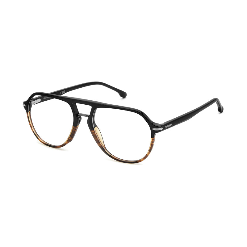Carrera CARRERA345037N00 Aviator Full Rim Eyeglasses — Black by Carrera