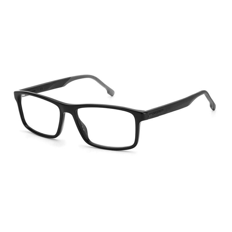 Carrera Rectangle Full Rim Eyeglasses — Black by Carrera