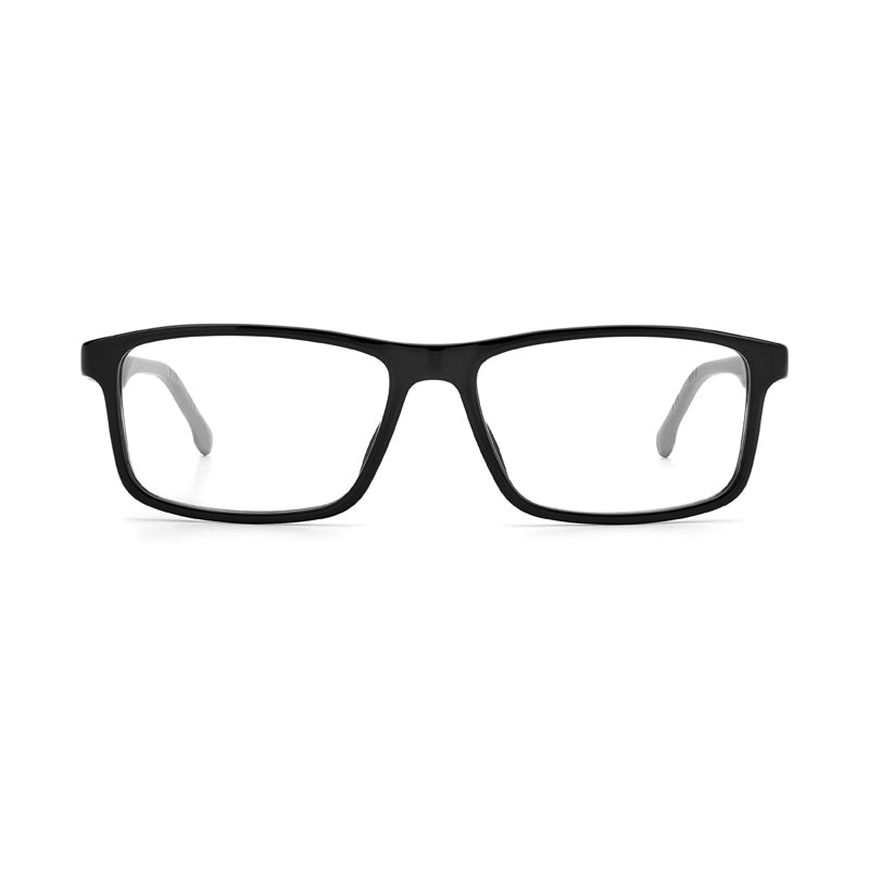 Carrera Rectangle Full Rim Eyeglasses — Black, view 2
