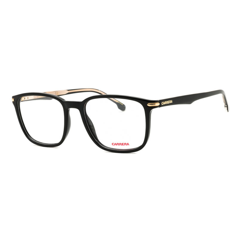 Carrera Square Full Rim Eyeglasses — Black by Carrera