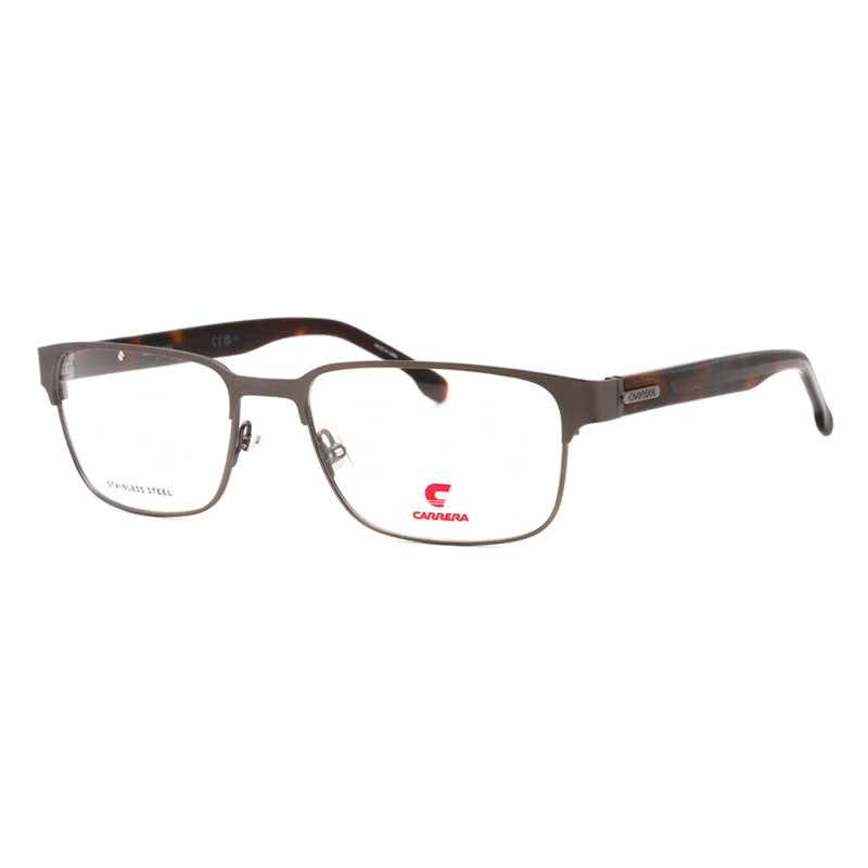 Carrera Metal Rectangle Frame Eyeglasses — Brown by Carrera