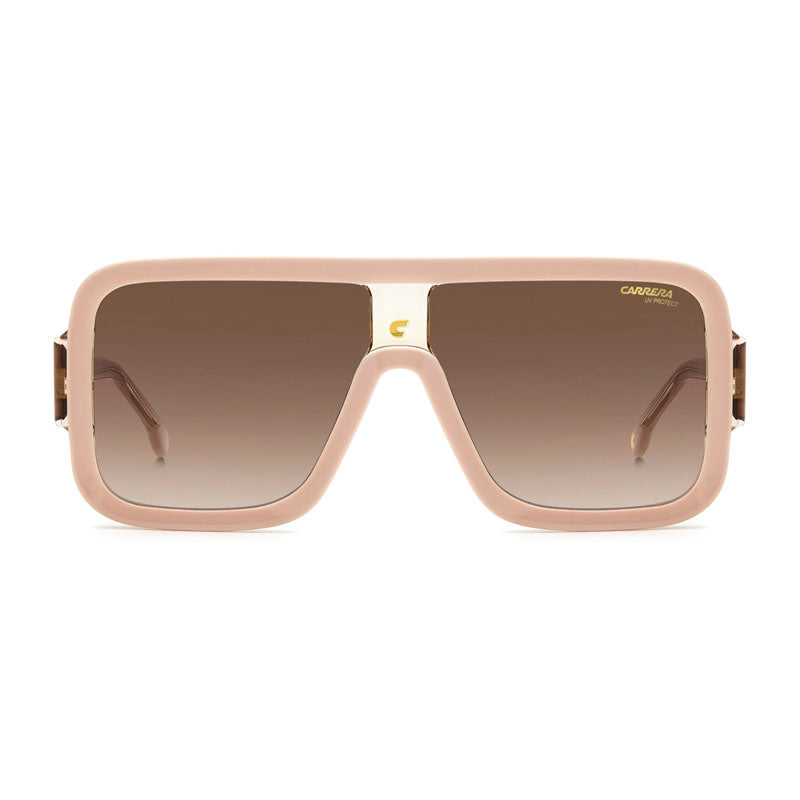 Carrera FLAGLAB14010AHA Shield Full Rim Sunglasses — Beige, view 2