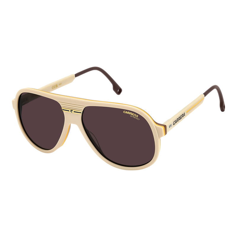 Carrera Aviator Full Rim Sunglasses — Beige by Carrera