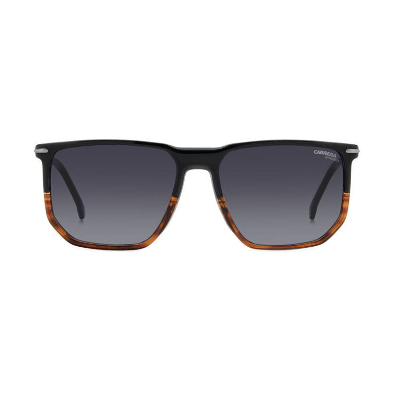 Carrera Square Full Rim Sunglasses — Black, view 2