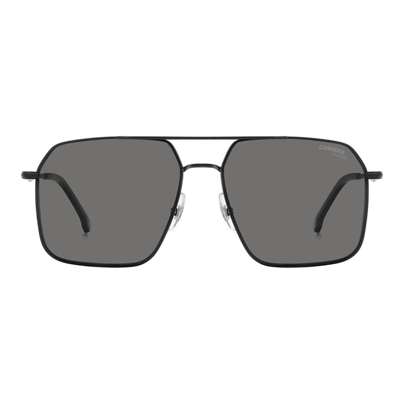 Carrera Square Metal Frame Sunglasses — Black, view 2