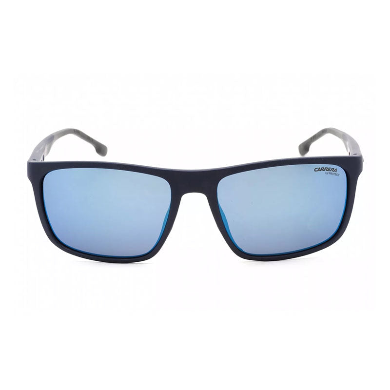 Carrera Rectangle Full Rim Sunglasses — Blue, view 2