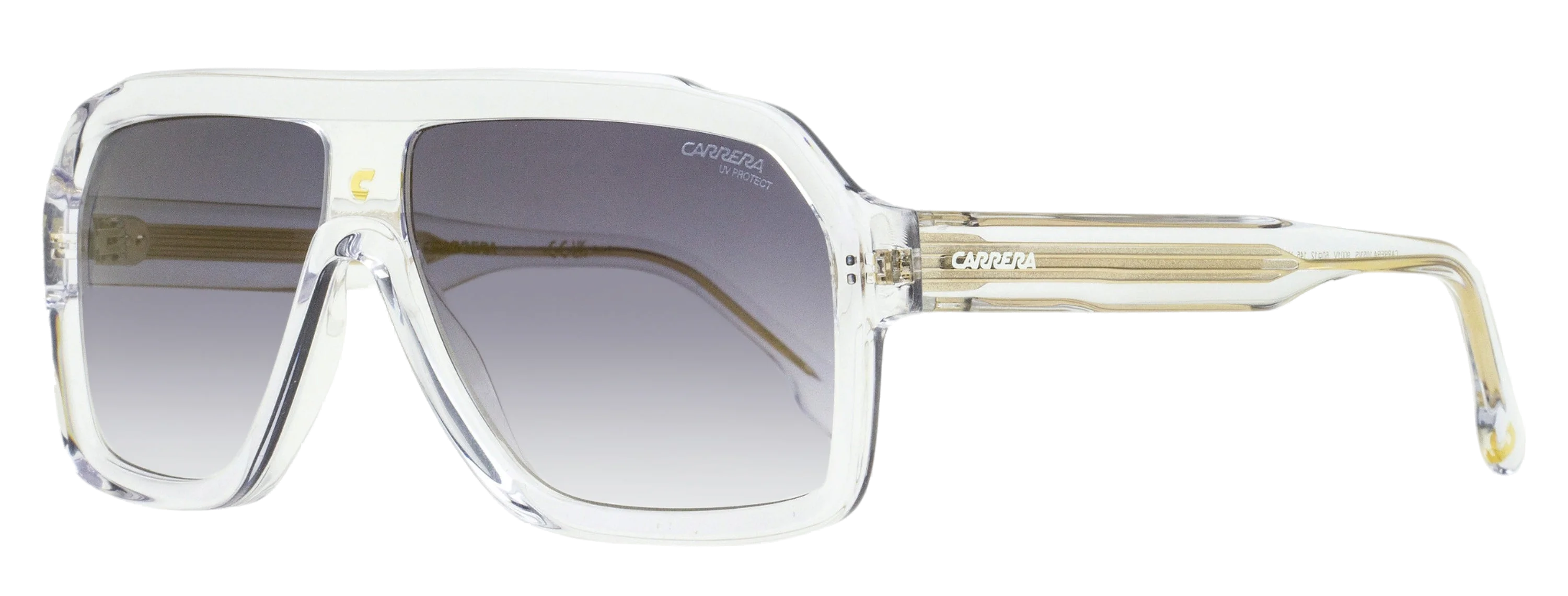 Carrera Square Navigator Sunglasses — Clear by Carrera