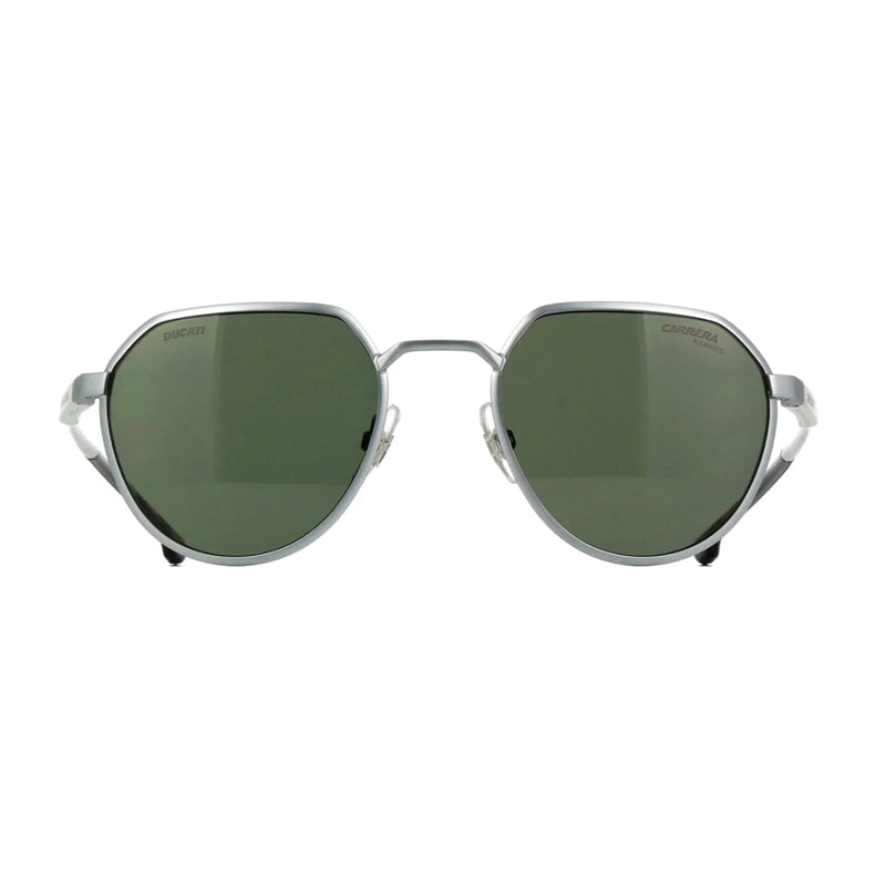 Carrera Geometric Full Rim Sunglasses — Silver, view 2