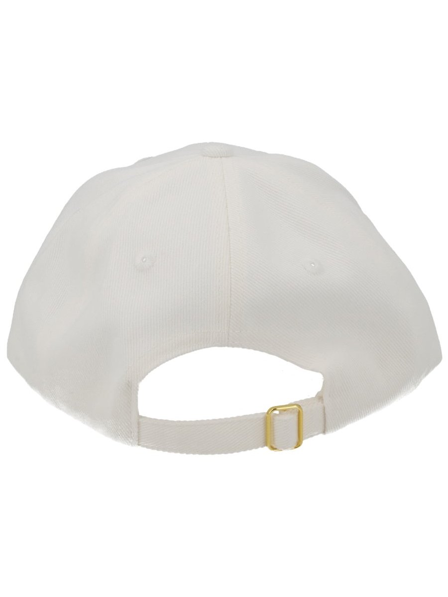 Casablanca A-SP26-HAT-002_01WHITE Baseball Cap — White by Casablanca