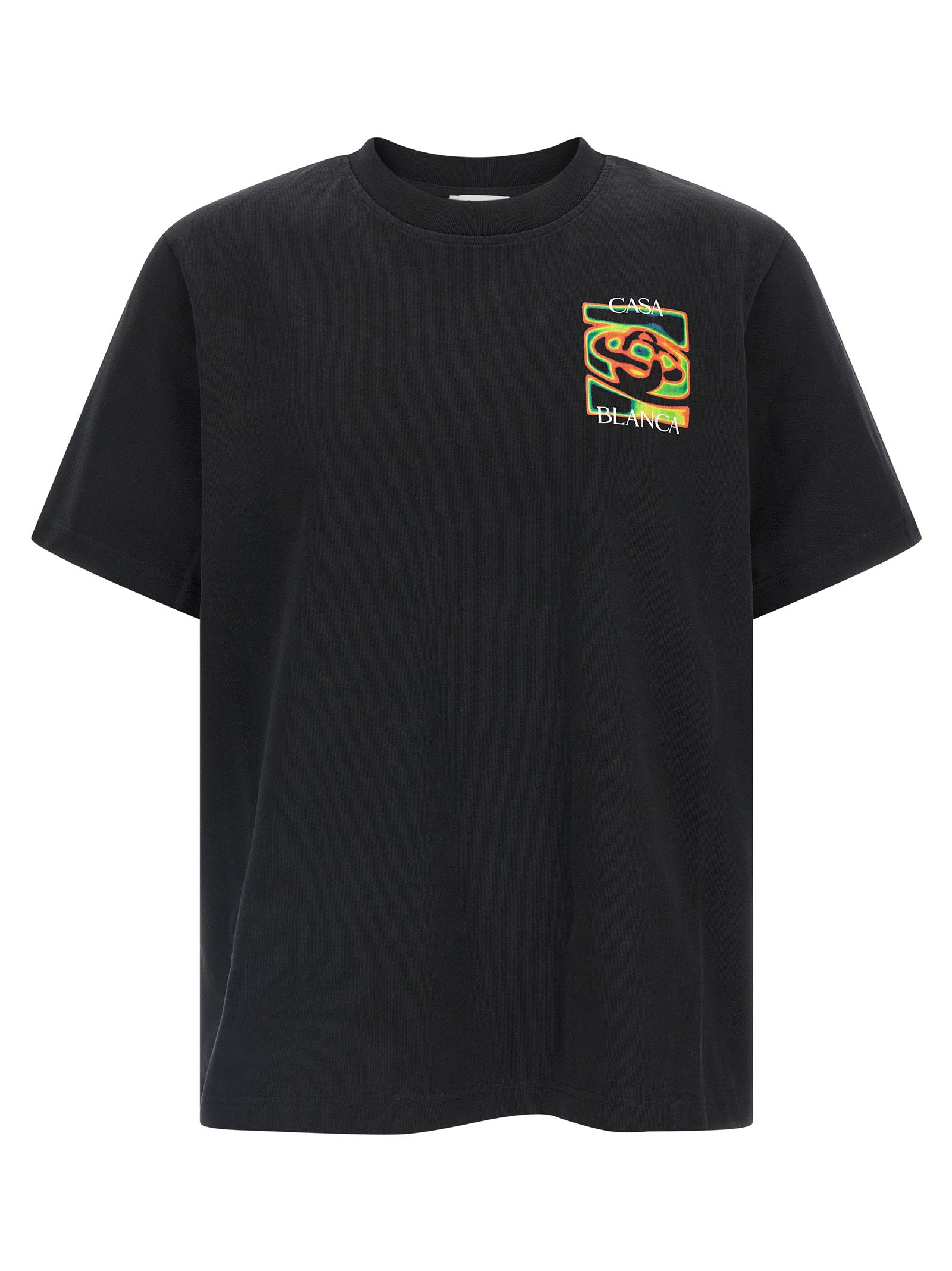 Casablanca Heat Map Logo T-Shirt — Black by Casablanca