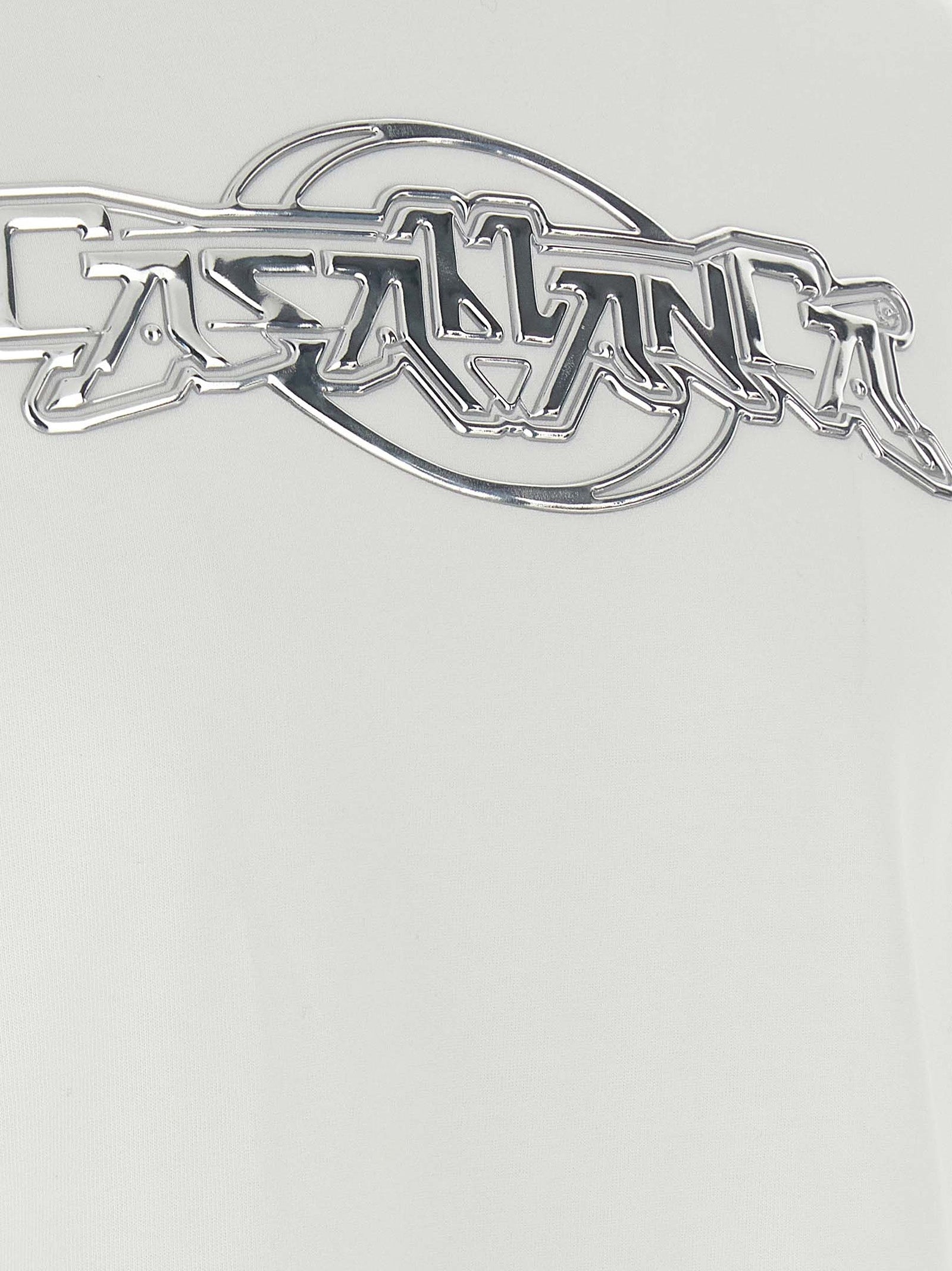 Casablanca Chrome T-Shirt — White, view 4