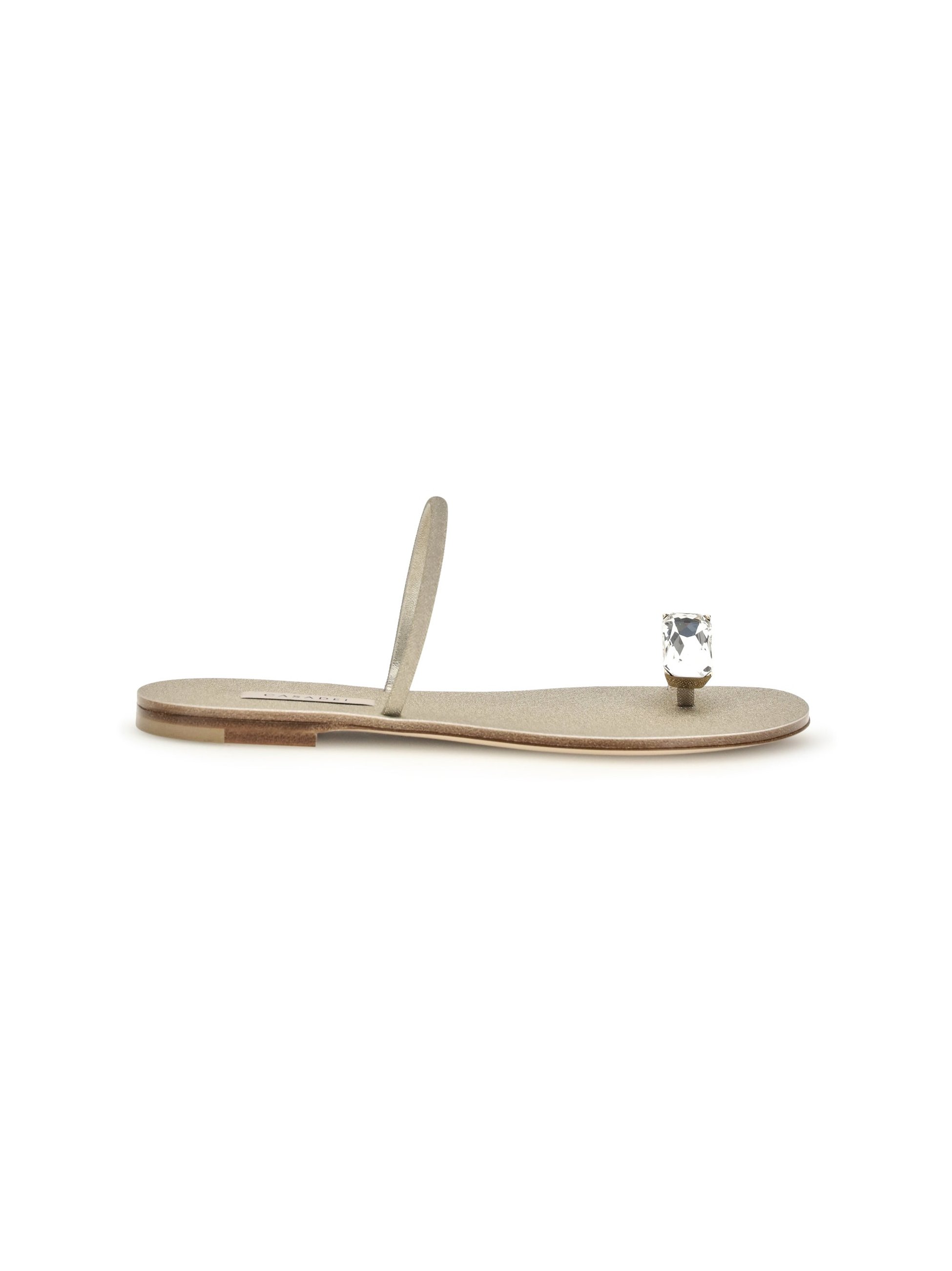 Casadei Soraya Solar Sandal — Gold by Casadei