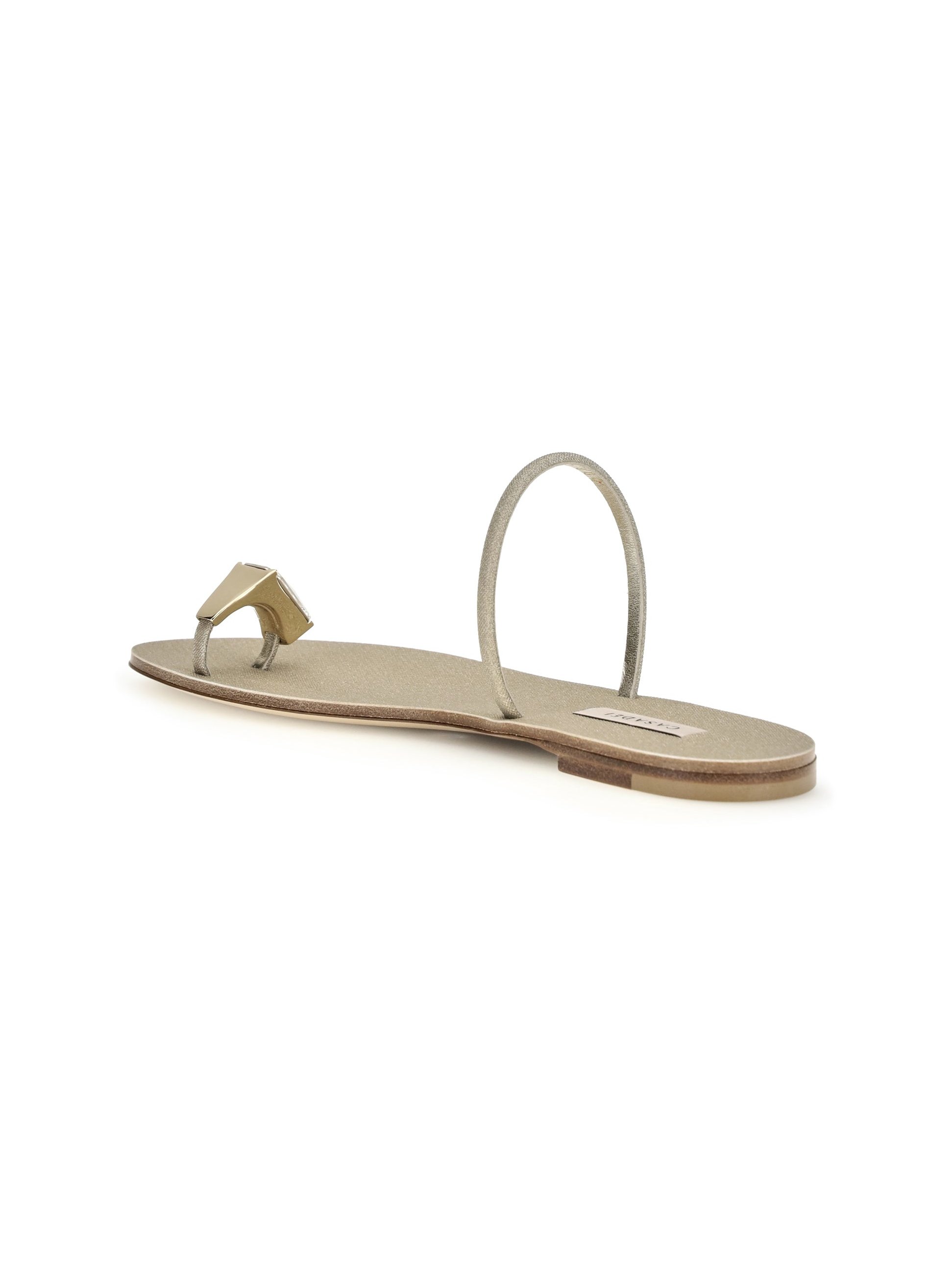Casadei Soraya Solar Sandal — Gold, view 3