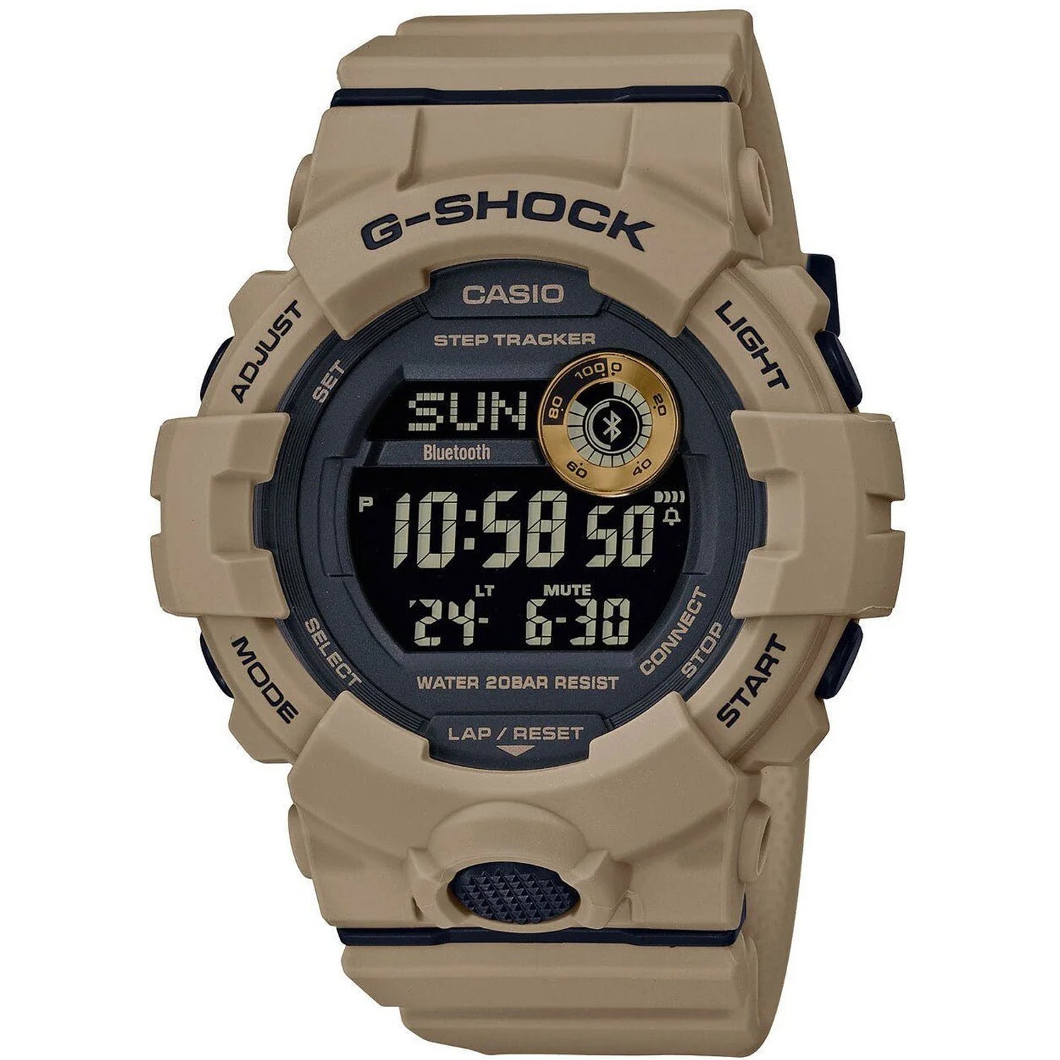 Casio Move GBD-800 Watch — Beige by Casio