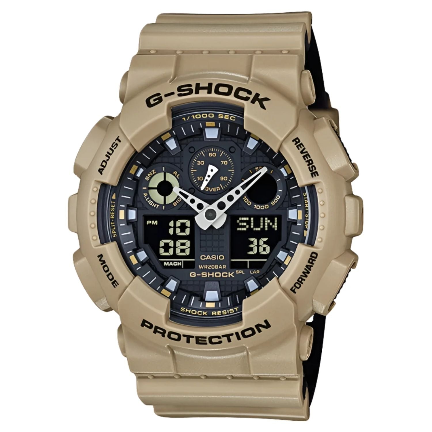 Casio Military Resin Watch — Beige by Casio